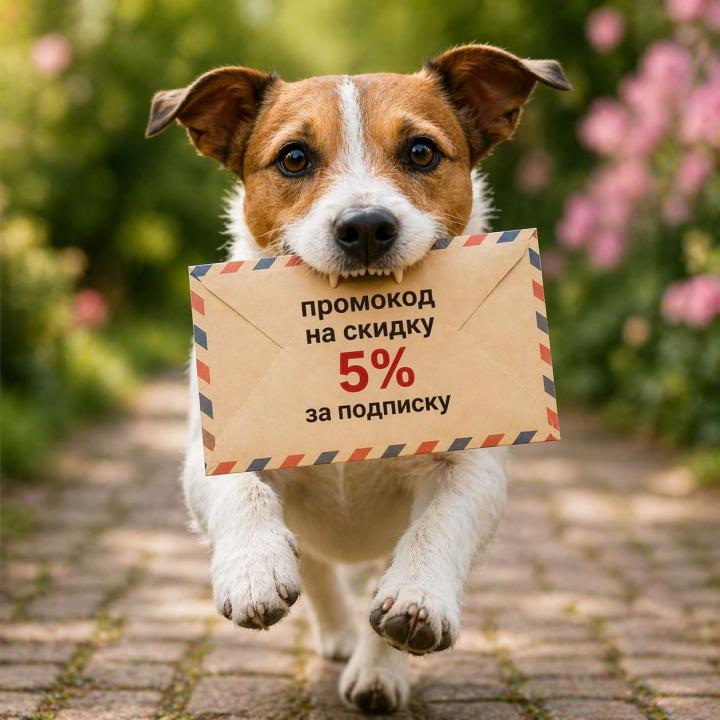 Промокод на скидку 5% за подписку